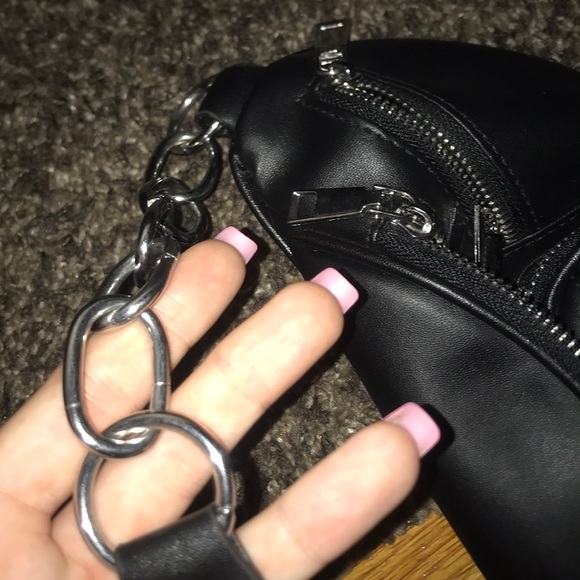 WAIST BAG/PACK WOMEN OR MEN BLACK - Picture 3 of 4